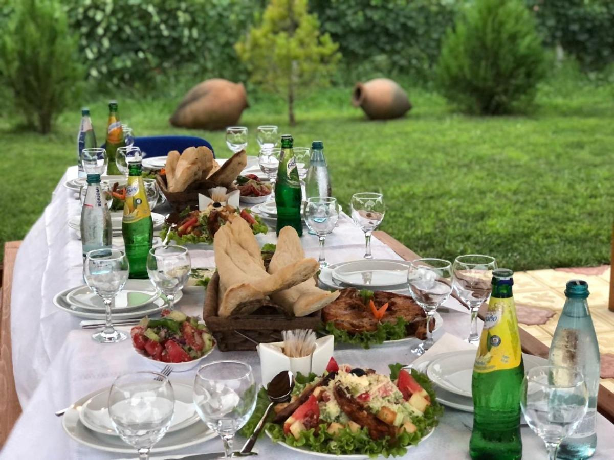 Finca Idoize Camping Hotel Akhmeta エクステリア 写真